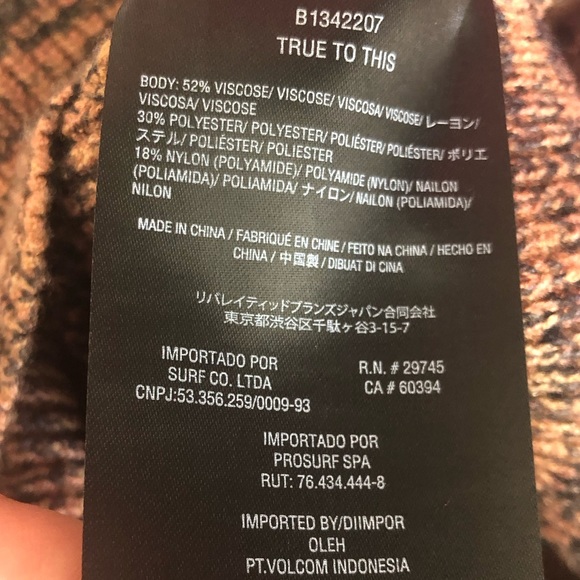 Volcom Sweater Knit tank dress (M) - Picture 13 of 15